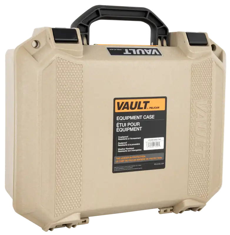 Pelican VCV2000020FDE Vault Medium Case - Flat Dark Earth Polymer