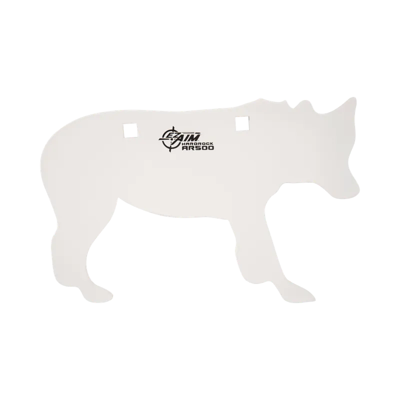 EZ-Aim 15574 Coyote Shooting Silhouette Target, 0.38" Thick, White