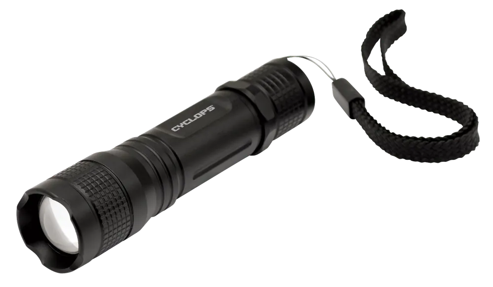 Cyclops CYCTF150 TF-150 Tactical Flashlight - 150 Lumens Cree LED, Black Anodized