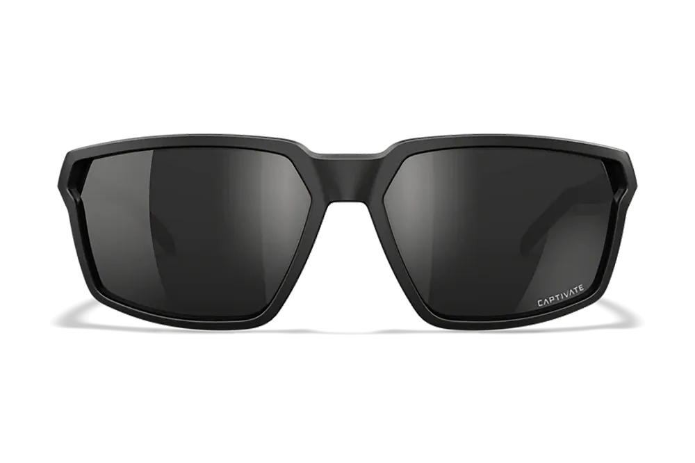 Wiley X Sierra M/L Sunglasses - Black Mirror Lens, Matte Black Frame
