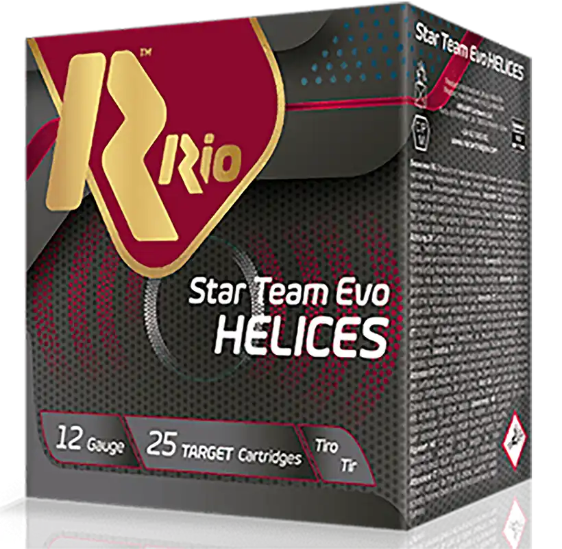 Rio Ammunition Star Team EVO 12 Gauge 7.5 Shot - 25 Rounds Per Box, 10 Boxes Per Case