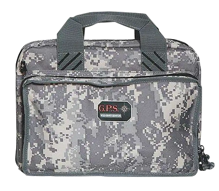 GPS 1310PCDC Quad Fall Digital Camo Nylon Handgun Bag - Holds 4 Pistols