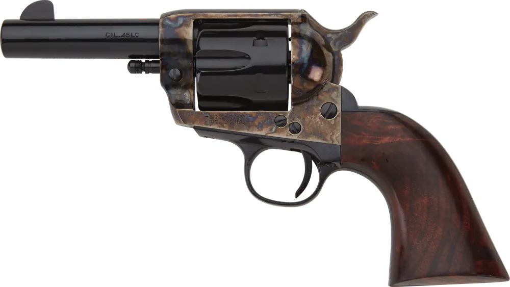 Pietta 1873 Great Western II Sheriff .45 Colt Revolver, 3.5" Blued Barrel, Color Case Hardened Frame, Walnut Grip