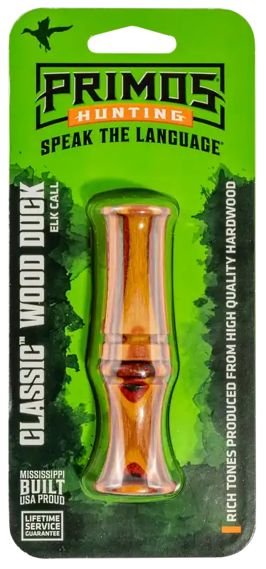 Primos 882 Classic Duck Call: Multi-Color Hardwood for Attracting Ducks