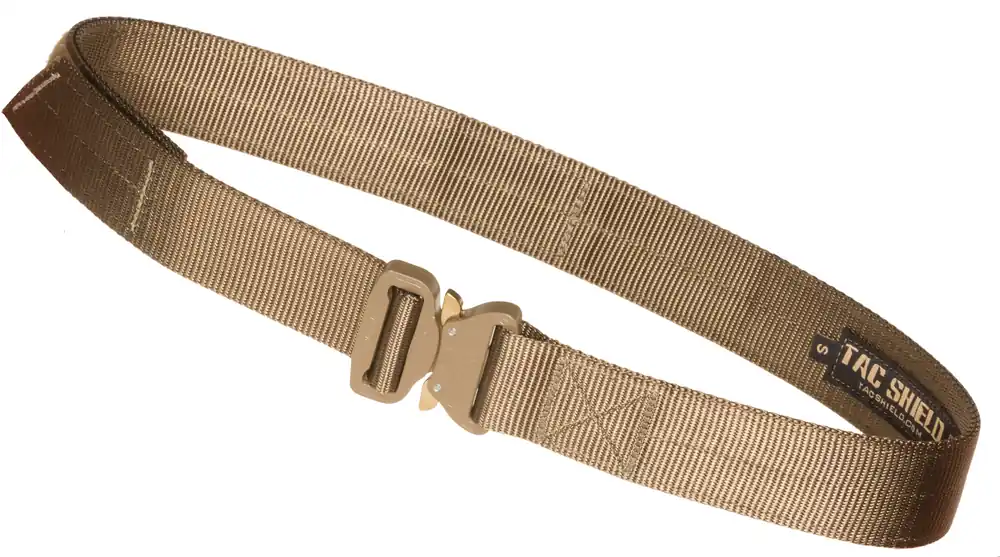 Tacshield T303MDCY Coyote Tactical Gun Belt 34-38" with 1.75" Buckle Closure