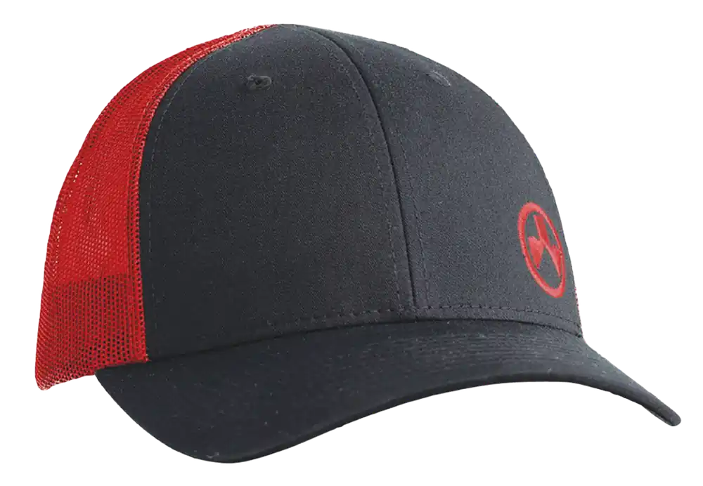 Magpul Icon Trucker Hat Black/Red Snapback M/L