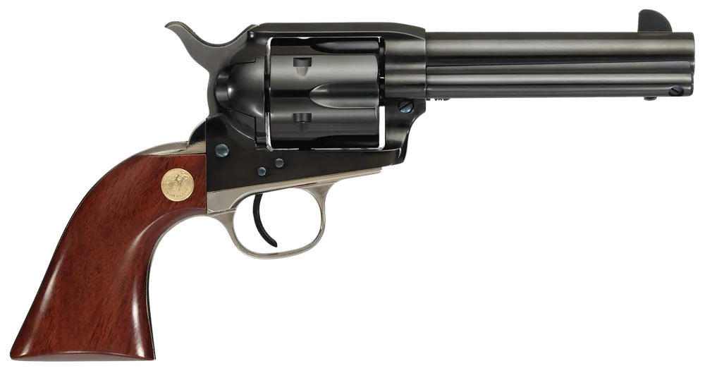 Cimarron MP400B1401 Pistoleer .357 Mag Revolver with Blued Steel and Walnut Grip
