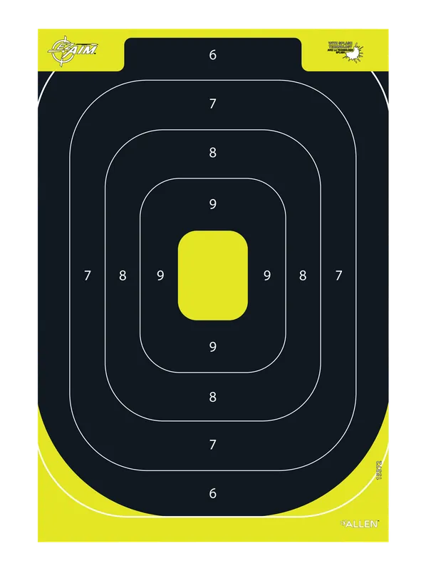 EZ-Aim Splash Reactive IPSC Silhouette Targets - 8 Pack