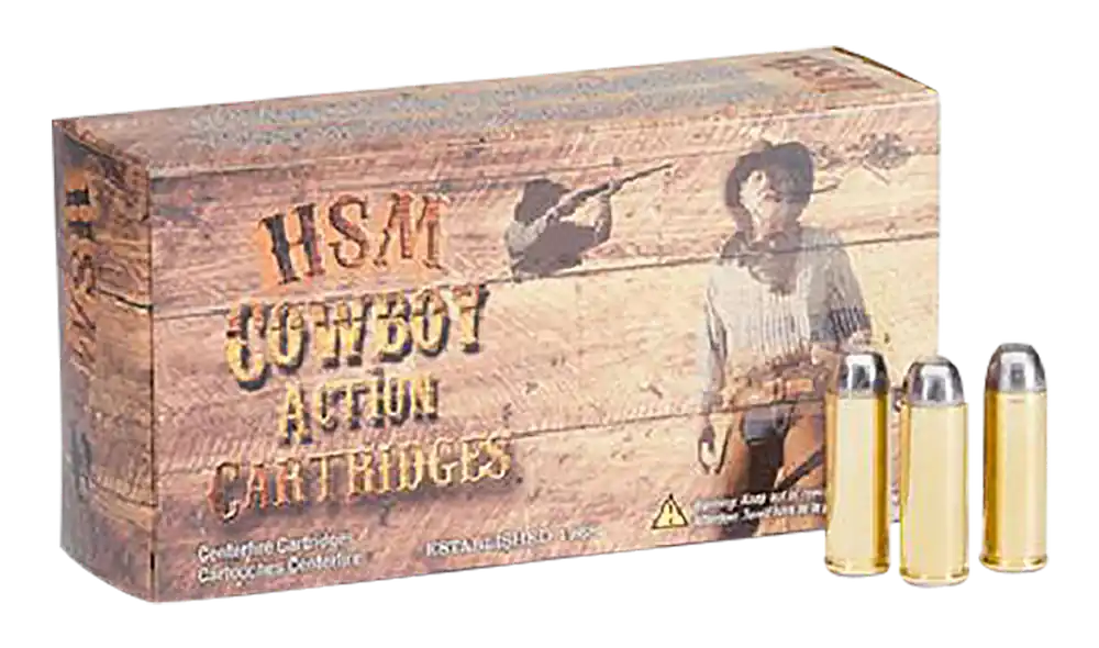 HSM 383N Cowboy Action .38 Special 148 gr SWC Ammo - 50 Rounds/Box, 10 Boxes/Case