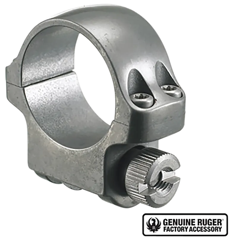 Ruger 90293 Silver 1" Low Scope Ring 3KTG