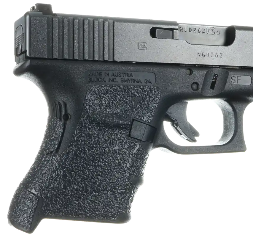 Adhesive Grip for Glock 29SF/30SF/30S/36 Gen3 - Black Textured Rubber by Talon Grips 107R