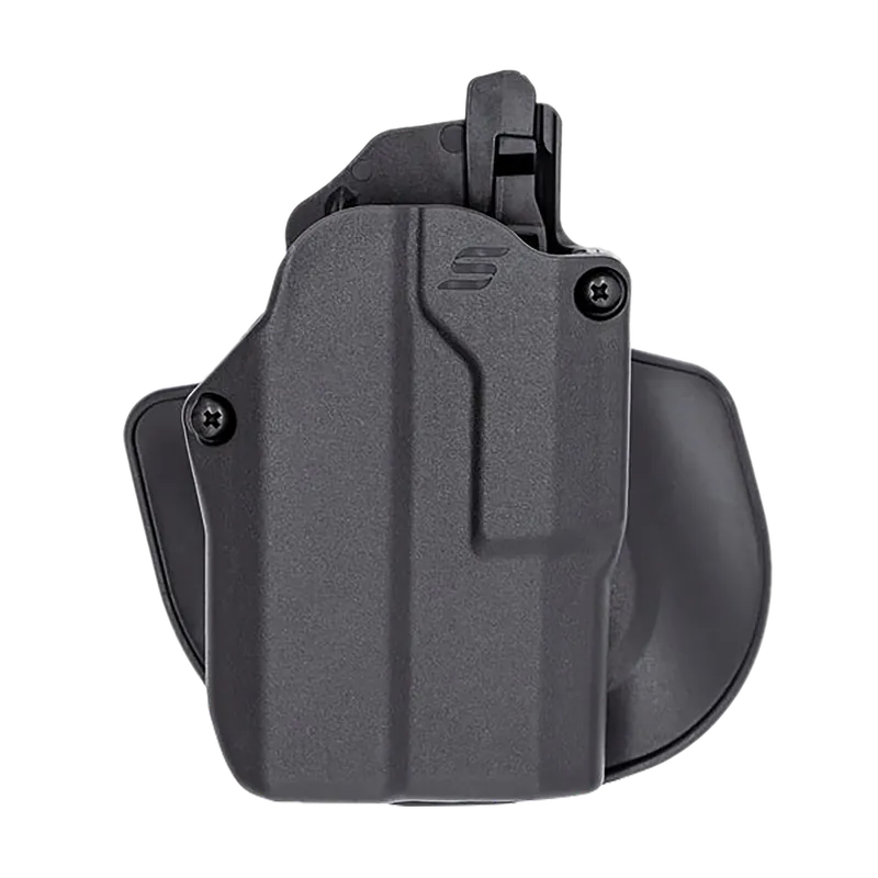 Safariland Solis ALS OWB Holster for Glock 17, Left Hand, Black, Belt Slide/Paddle Mount