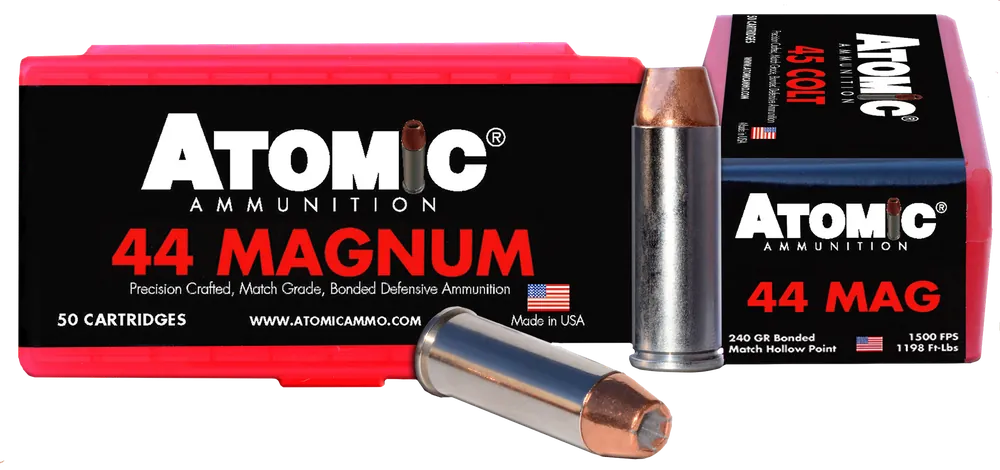 Atomic Ammunition 44Rem Mag 240gr Bonded Match HP - 50/Box