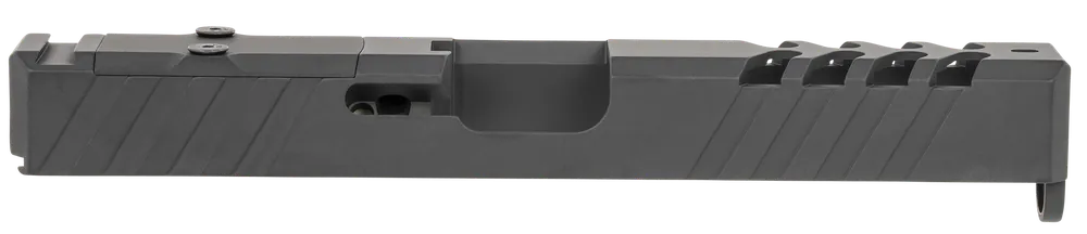Glock 22 Gen3 TacFire Replacement Slide 40 S&W with Optics Cut & Ports - Graphite Black Cerakote Stainless Steel