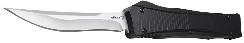 Boker 06EX243 Folding Knife with 3.35" D2 Steel Blade and Black Aluminum Handle