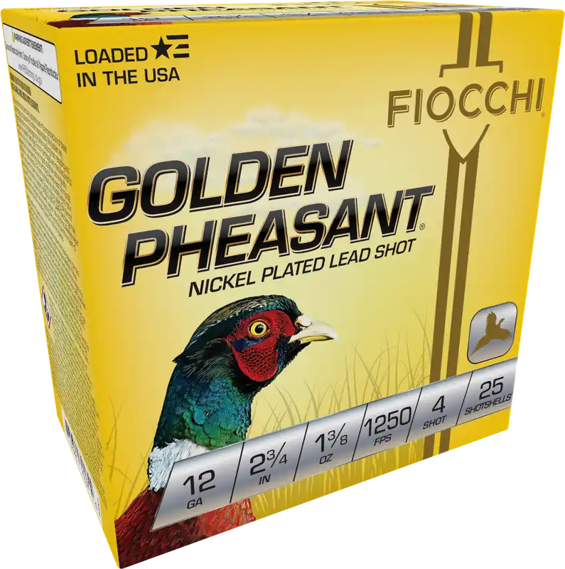 Fiocchi Golden Pheasant Extrema 12 Gauge 4 Shot Ammo - 25/Box