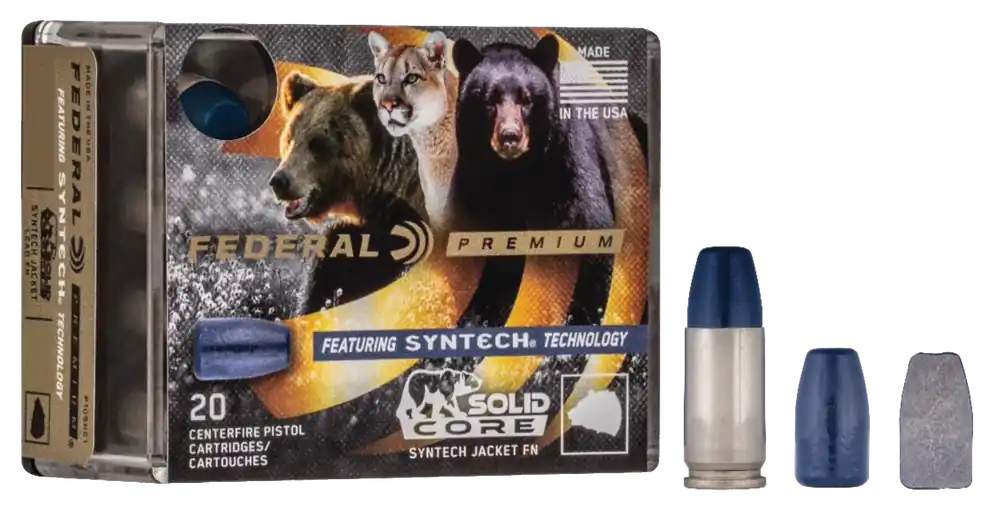Federal Premium 357 Mag 180gr Solid Core Ammo - 20/Box