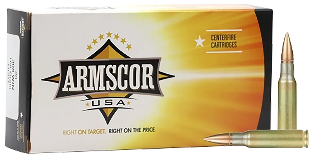 Armscor AC3082N .308 Win 168gr HPBT Ammo - 20 Rounds per Box