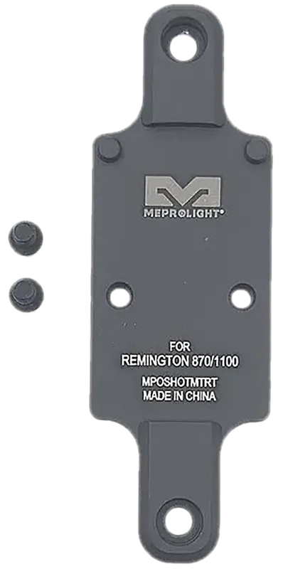 Remington 870 RMR Footprint Mount - Meprolight USA Optics Plate Matte Black Aluminum