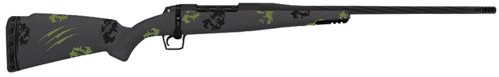 Fierce Firearms Twisted Rogue 300 Win with Forest Camo Carbon Fiber Stock and Threaded Barrel