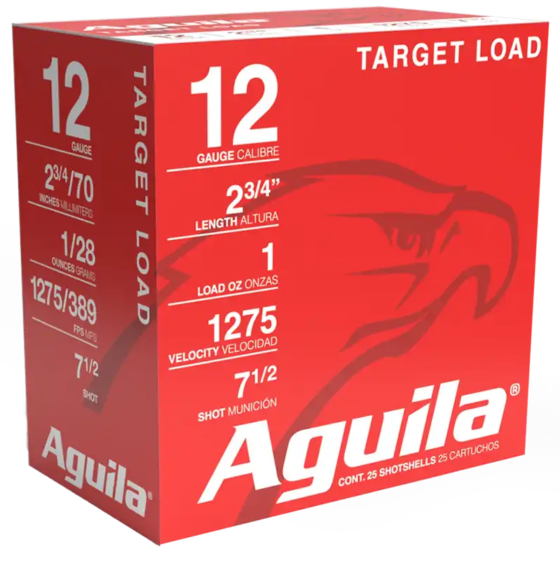 Aguila 12 Gauge Target Load 1oz 7.5 Shot 25/Box