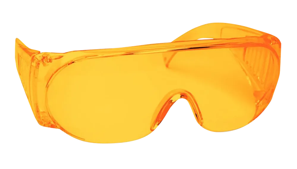 Walker's Full Coverage Amber Sport Glasses for Adults