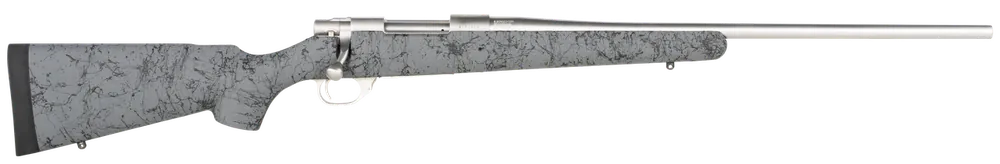 Howa M1500 HS Precision 6.5 Creedmoor Rifle with Stainless Steel Finish and Gray Black Webbed Stock