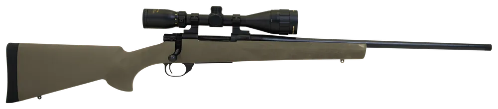 Howa M1500 Gamepro Gen2 6.5 PRC Rifle with Scope and Green Hogue Stock