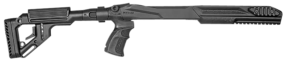 Ruger 10/22 Precision Stock Conversion Kit - Left Folding, Adjustable Cheekrest, Matte Black