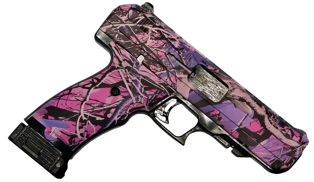 Hi-Point 34510PI JHP .45 ACP Pistol - Pink Camo, 9+1 Capacity, 4.5" Barrel