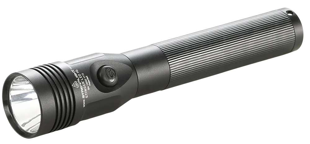 Streamlight 75432 Stinger LED HL Flashlight - Black Anodized, 200-800 Lumens, White C4 LED
