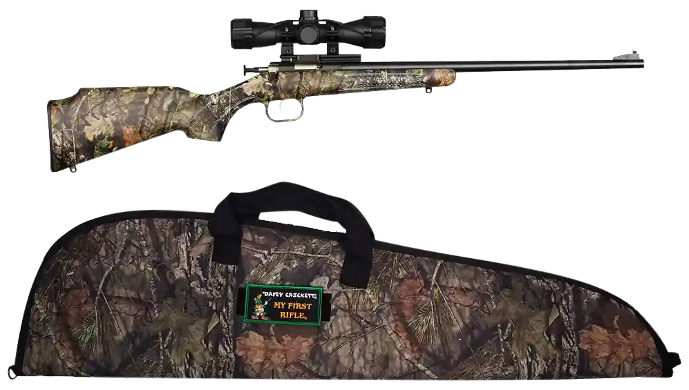 Crickett KSA2163BSC Youth 22 LR Rifle Package with Scope and Case