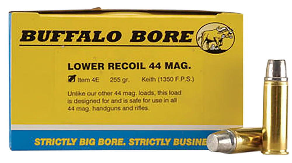Buffalo Bore 44 Rem Mag 255gr Low Recoil Ammo - 20/Box