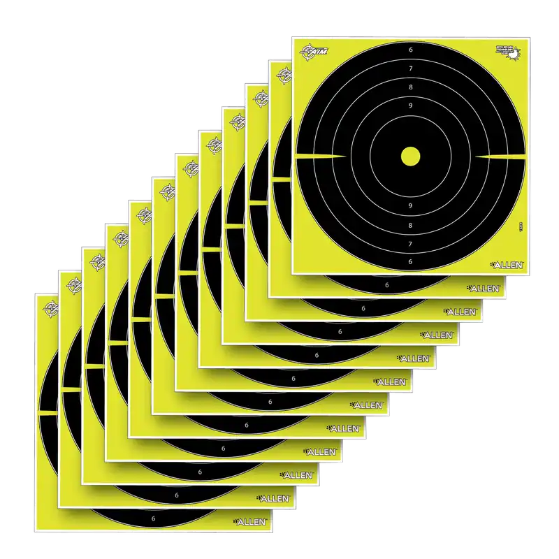 EZ-Aim 15214 Splash Reactive Bullseye Targets - 12 Pack