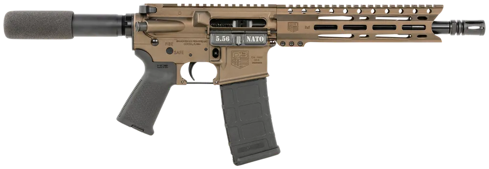 Diamondback DB15 5.56 NATO Pistol, 10" Barrel, Midnight Bronze, M-LOK Handguard