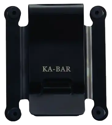 Ka-Bar 1480CLIP Belt Clip for TDI, Hinderer, Becker Knives - Black Metal