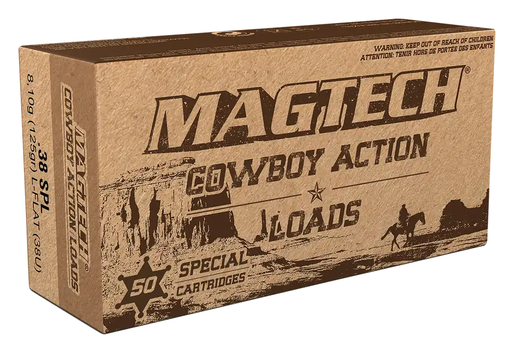 Magtech 38 Special 125gr LFN Cowboy Action Ammo - 50 Rounds per Box