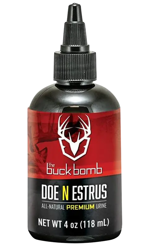 Buck Bomb Igniter Doe Estrus Deer Attractant 4 oz Squeeze Bottle