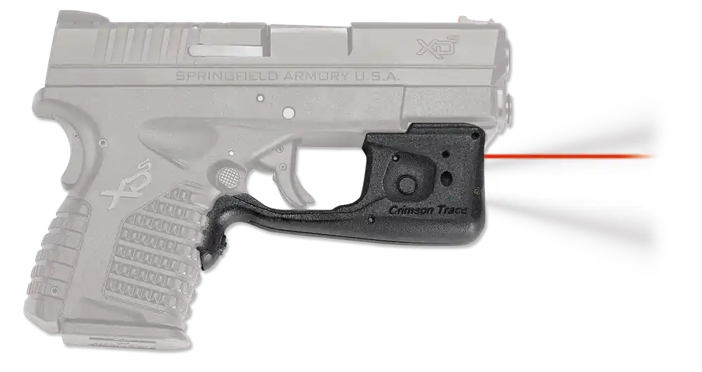 Crimson Trace LL-802 Laserguard Pro Red Laser for Springfield Armory XD-S - Black