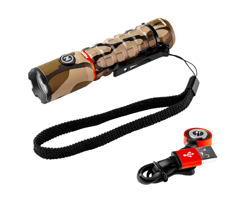 NEBO NEBFLT1062 Mossy Oak Bottomland Aluminum Flashlight - 2000 Lumens