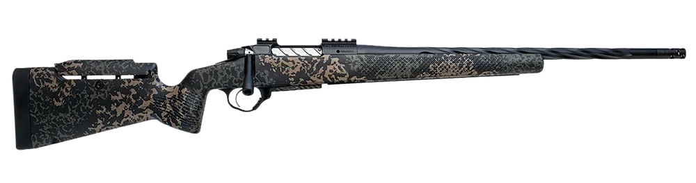 Seekins Precision Havak PH3 6.5 Creedmoor Rifle with Black Fluted Barrel and Woodland Shadow Stock