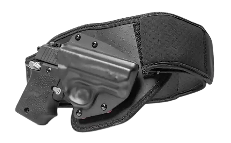 Tactica Belly Band Holster for Ruger LCP - Medium, Right Handed, Black Elastic