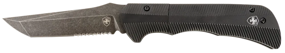 Templar Knife AAABK521 Auto Assist Tanto Blade with Aged Aluminum Handle