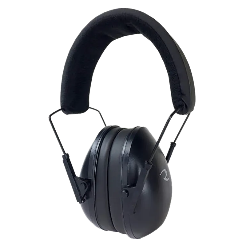 Radians CSE40BX Tactical Lowset Passive Ear Muffs, 21 dB Noise Reduction, Black, Adult Size, 1 Pair