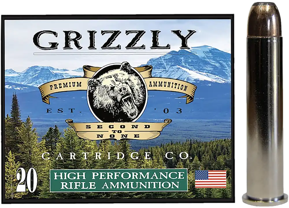 Grizzly Ammo 45-70 Gov+P 350gr Bonded Flat Point 20/Box