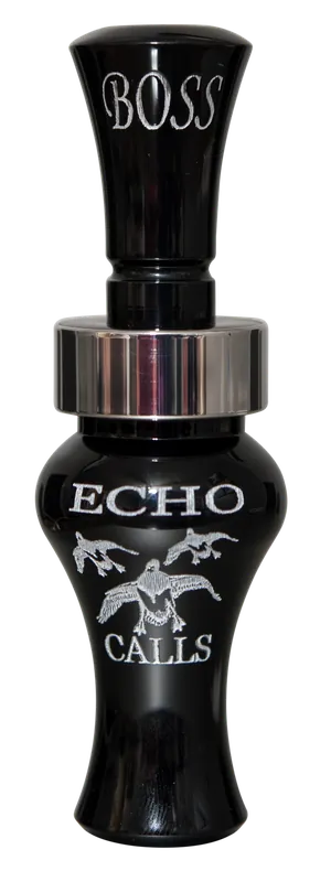 Echo Calls 80002 Boss Single Reed Mallard Duck Call in Black Acrylic