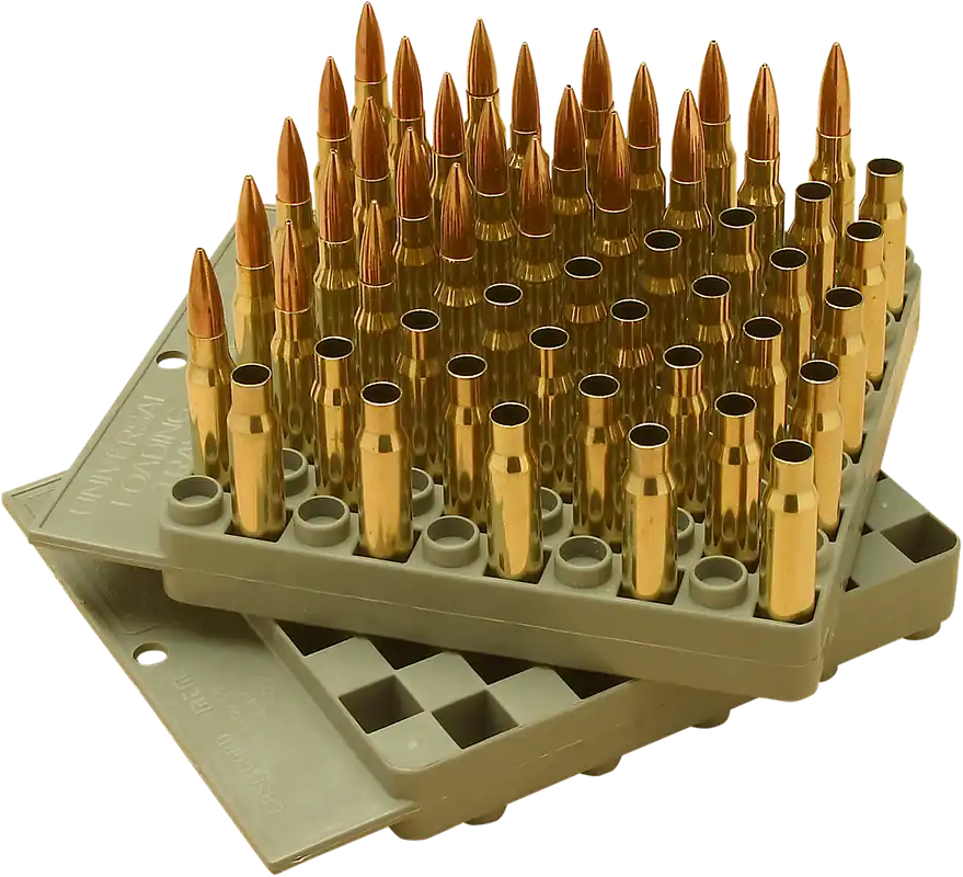 MTM Case-Gard LT5043 Universal Compact Loading Tray - 50rd Multi-Caliber Rifle Holder, Gray
