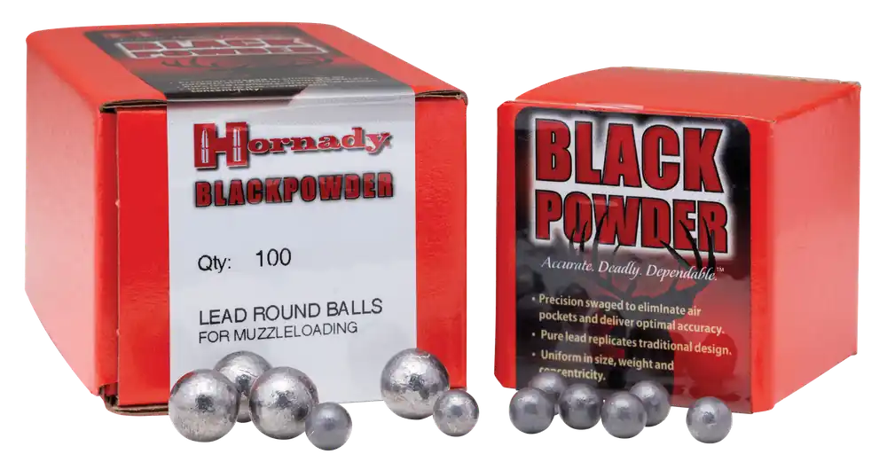 Hornady 6040 .45 Caliber .440 Lead Balls - 100 Count Box