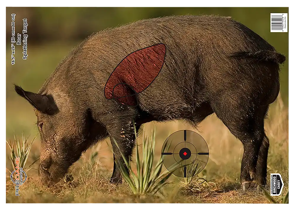 Birchwood Casey Pregame Boar Target 16.5" x 24" - Pack of 3