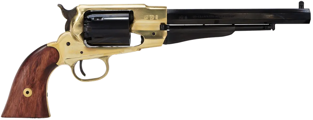 Traditions 1858 Army .44 Cal Percussion Revolver with Brass Frame and Walnut Grip